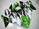 Verde Branco Preto Carenagem Kawasaki ZX6R 13-18