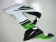 Verde Branco Preto Carenagem Kawasaki ZX6R 13-18