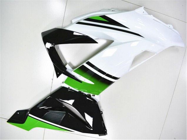Verde Branco Preto Carenagem Kawasaki ZX6R 13-18