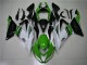 Verde Branco Preto Carenagem Kawasaki ZX6R 13-18