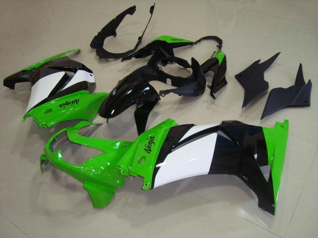 Verde Branco Preto Plástico Kawasaki ZX 250R 08-12