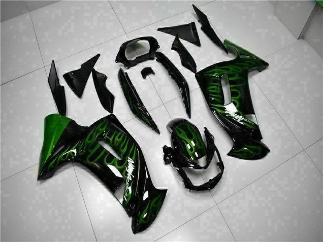Verde Chama Carenagem Kawasaki EX650 06-08