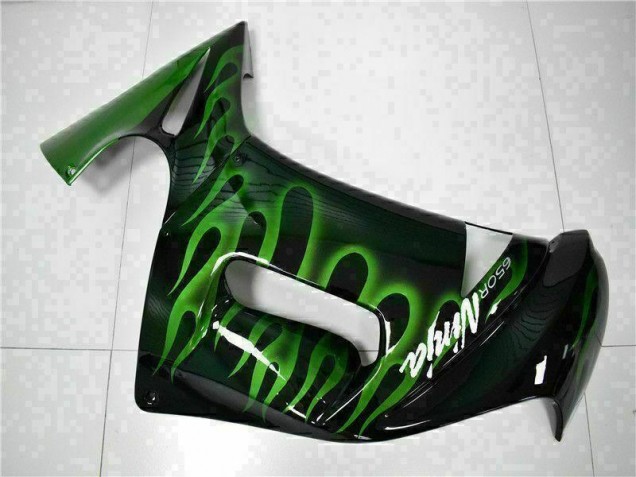 Verde Chama Carenagem Kawasaki EX650 06-08
