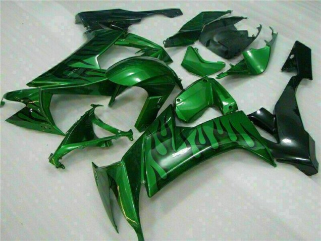 Verde Chama Carenagem Kawasaki ZX10R 08-10