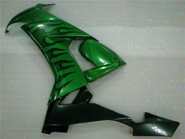 Verde Chama Carenagem Kawasaki ZX10R 08-10