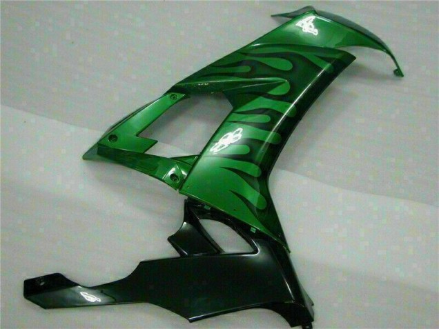 Verde Chama Carenagem Kawasaki ZX10R 08-10