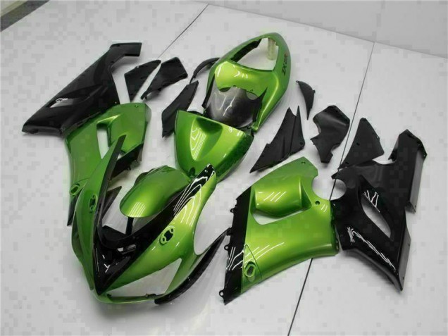 Verde Kits Carenagem Kawasaki ZX6R 05-06 Verde Kits Carenagem Kawasaki ZX6R 05-06