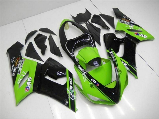 Verde Kits Carenagem Kawasaki ZX6R 05-06 Verde Kits Carenagem Kawasaki ZX6R 05-06