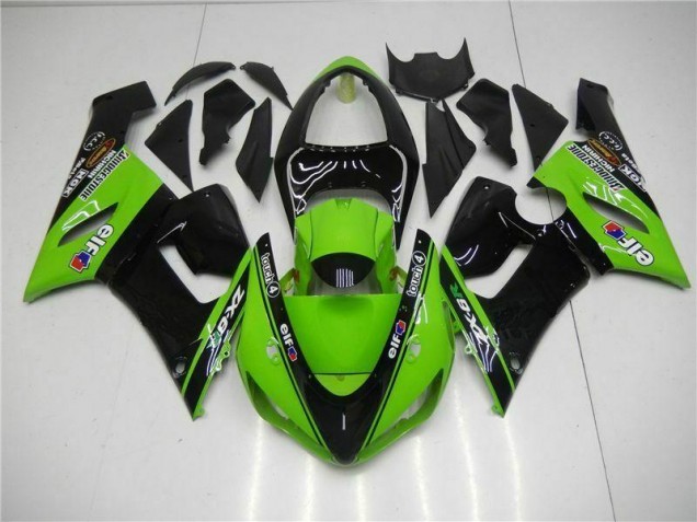 Verde Kits Carenagem Kawasaki ZX6R 05-06 Verde Kits Carenagem Kawasaki ZX6R 05-06