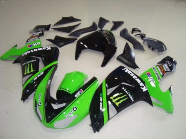 Verde Monster Abs Plástico Kawasaki ZX10R 06-07