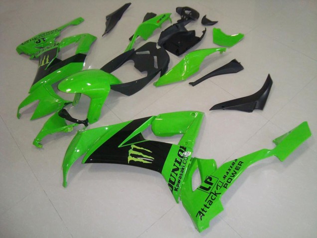 Verde Monster Abs Plásticos Kawasaki ZX10R 08-10 Verde Monster Abs Plásticos Kawasaki ZX10R 08-10