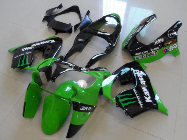 Verde Monster Carenagem Kawasaki ZX9R 00-01
