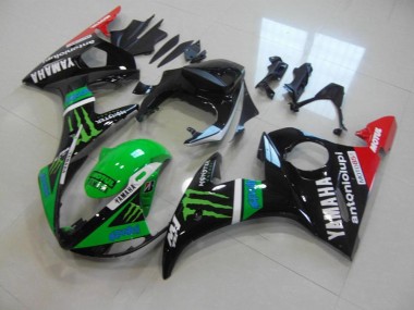 Verde Monster Carenagem Yamaha R6 03-05