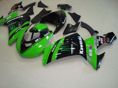 Verde Monster Corrida Carenagem Kawasaki ZX10R 06-07