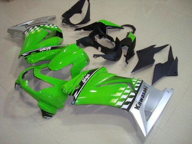 Verde Prata Carenagem Kawasaki ZX 250R 08-12