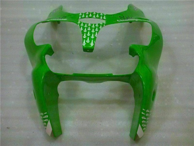 Verde Preto Abs Carenagem Kawasaki ZX6R 00-02