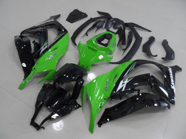 Verde & Preto Abs Kit Completos Carenagem Kawasaki ZX10R 11-15 Verde & Preto Abs Kit Completos Carenagem Kawasaki ZX10R 11-15