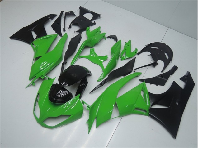 Verde Preto Abs Kit Completos Carenagem Kawasaki ZX6R 09-12 Verde Preto Abs Kit Completos Carenagem Kawasaki ZX6R 09-12