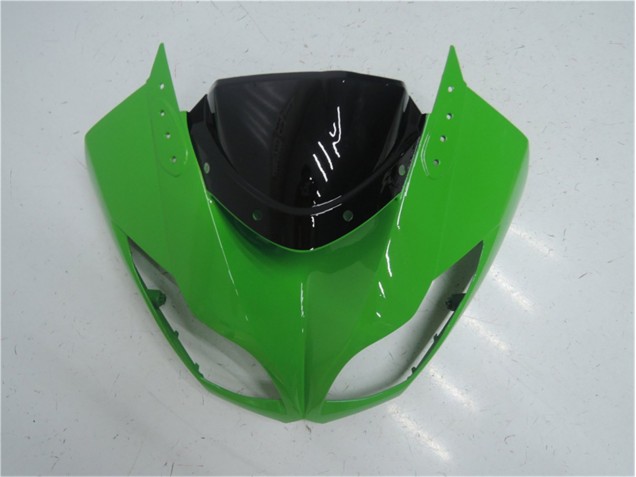 Verde Preto Abs Kit Completos Carenagem Kawasaki ZX6R 09-12 Verde Preto Abs Kit Completos Carenagem Kawasaki ZX6R 09-12