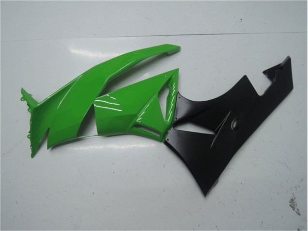 Verde Preto Abs Kit Completos Carenagem Kawasaki ZX6R 09-12 Verde Preto Abs Kit Completos Carenagem Kawasaki ZX6R 09-12