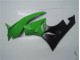 Verde Preto Abs Kit Completos Carenagem Kawasaki ZX6R 09-12 Verde Preto Abs Kit Completos Carenagem Kawasaki ZX6R 09-12