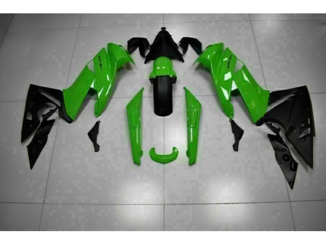 Verde Preto Abs Plástico Kawasaki EX650 09-11