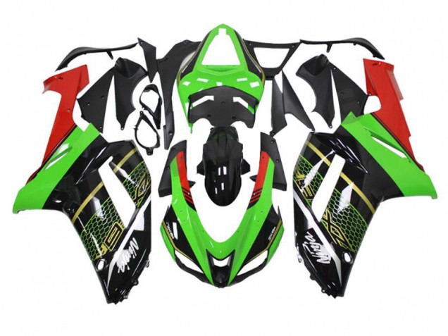 Verde Preto Abs Plástico Kawasaki ZX10R 08-10