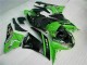 Verde Preto Abs Plástico Kawasaki ZX6R 09-12 Verde Preto Abs Plástico Kawasaki ZX6R 09-12