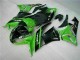 Verde Preto Abs Plástico Kawasaki ZX6R 09-12 Verde Preto Abs Plástico Kawasaki ZX6R 09-12