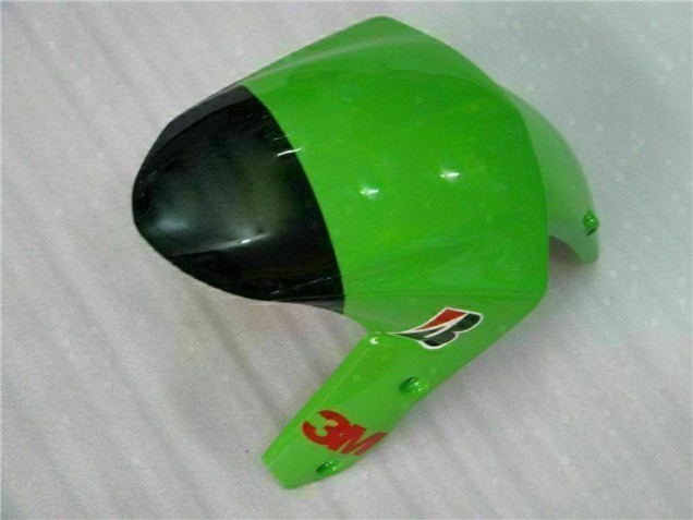 Verde Preto Abs Plástico Kawasaki ZX6R 09-12 Verde Preto Abs Plástico Kawasaki ZX6R 09-12