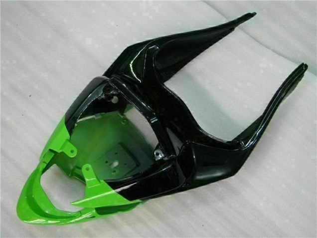 Verde Preto Abs Plástico Kawasaki ZX6R 09-12 Verde Preto Abs Plástico Kawasaki ZX6R 09-12