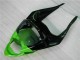 Verde Preto Abs Plástico Kawasaki ZX6R 09-12 Verde Preto Abs Plástico Kawasaki ZX6R 09-12