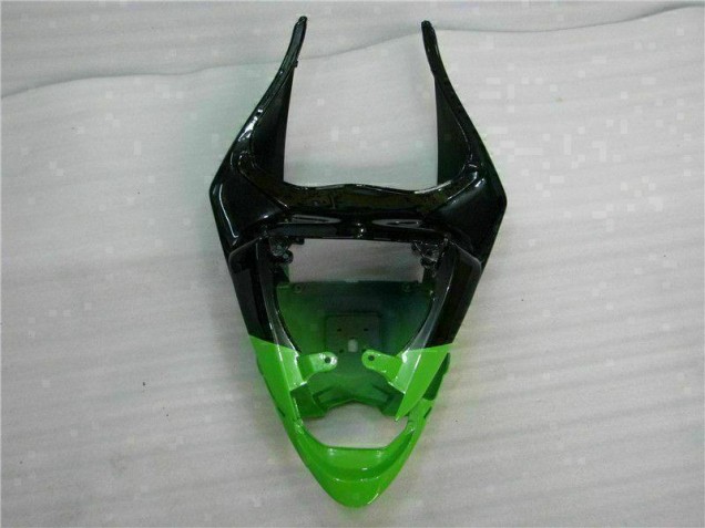 Verde Preto Abs Plástico Kawasaki ZX6R 09-12 Verde Preto Abs Plástico Kawasaki ZX6R 09-12
