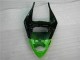 Verde Preto Abs Plástico Kawasaki ZX6R 09-12 Verde Preto Abs Plástico Kawasaki ZX6R 09-12
