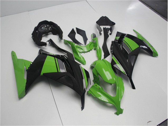 Verde Preto Abs Plásticos Kawasaki EX300 13-16 Verde Preto Abs Plásticos Kawasaki EX300 13-16