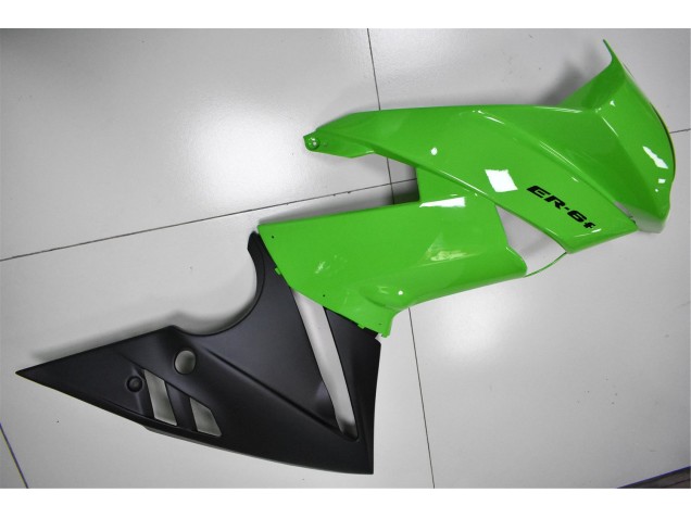 Verde Preto Abs Plásticos Kawasaki ZX10R 08-10 Verde Preto Abs Plásticos Kawasaki ZX10R 08-10