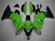 Verde Preto Abs Plásticos Kawasaki ZX10R 08-10 Verde Preto Abs Plásticos Kawasaki ZX10R 08-10