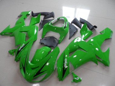 Verde Preto Arrow Carenagem Kawasaki ZX10R 06-07