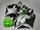 Verde Preto Branco 25 Carenagem Kawasaki ZX6R 09-12 Verde Preto Branco 25 Carenagem Kawasaki ZX6R 09-12