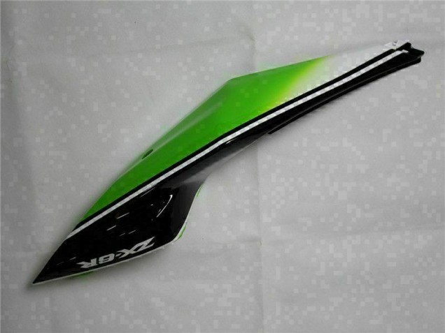 Verde Preto Branco 25 Carenagem Kawasaki ZX6R 09-12 Verde Preto Branco 25 Carenagem Kawasaki ZX6R 09-12