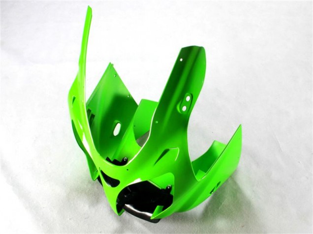 Verde Preto Branco Abs Kits Carenagem Kawasaki ZX6R 00-02