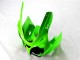 Verde Preto Branco Abs Kits Carenagem Kawasaki ZX6R 00-02