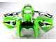 Verde Preto Branco Abs Kits Carenagem Kawasaki ZX6R 00-02