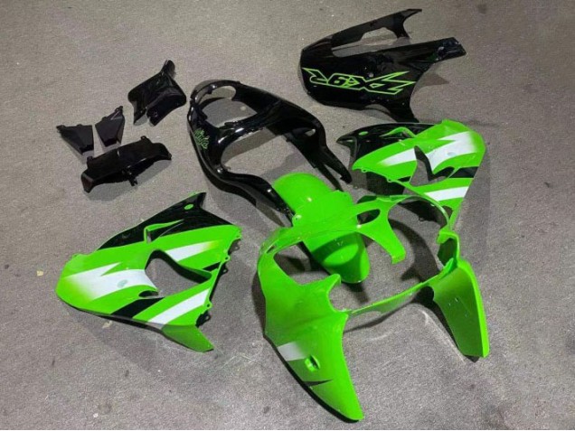 Verde Preto Brilhante Carenagem Kawasaki ZX9R 02-03 Verde Preto Brilhante Carenagem Kawasaki ZX9R 02-03