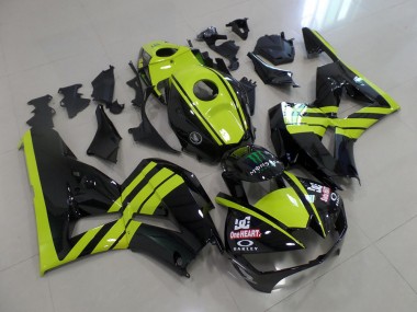 Verde Preto Carenagem Honda CBR 600RR 13-21