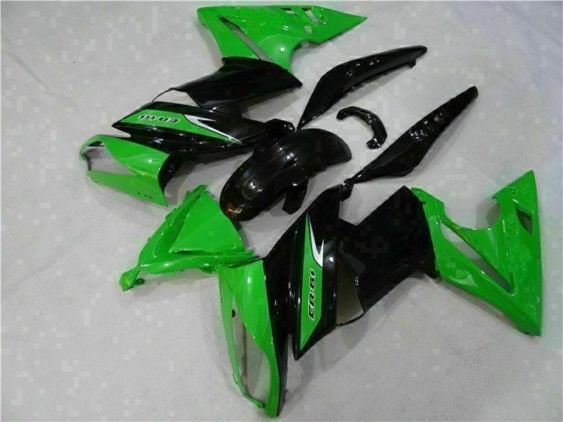 Verde Preto Carenagem Kawasaki EX650 06-08