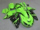 Verde Preto Carenagem Kawasaki ZX14R ZZR 1400 06-11 Verde Preto Carenagem Kawasaki ZX14R ZZR 1400 06-11
