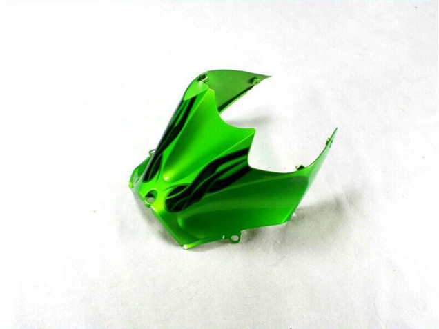 Verde Preto Carenagem Kawasaki ZX14R ZZR 1400 12-21 Verde Preto Carenagem Kawasaki ZX14R ZZR 1400 12-21