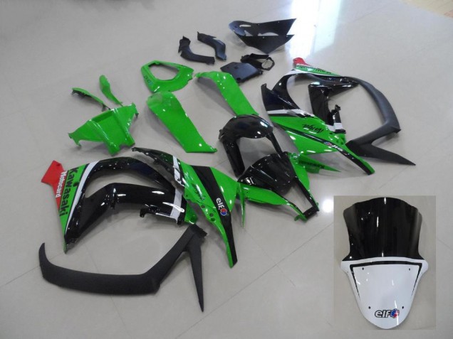 Verde & Preto Carenagem & Plástico Kawasaki ZX10R 11-15