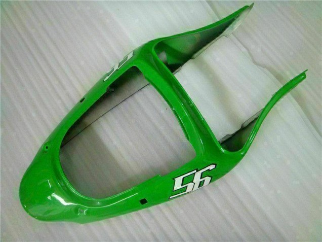 Verde Preto Carenagem & Plástico Kawasaki ZX6R 00-02 Verde Preto Carenagem & Plástico Kawasaki ZX6R 00-02
